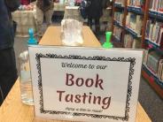 Welcome to Our Book Tasting Sign