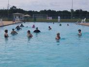 50+ Seniors in pool