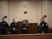 Police department swear in ceremony