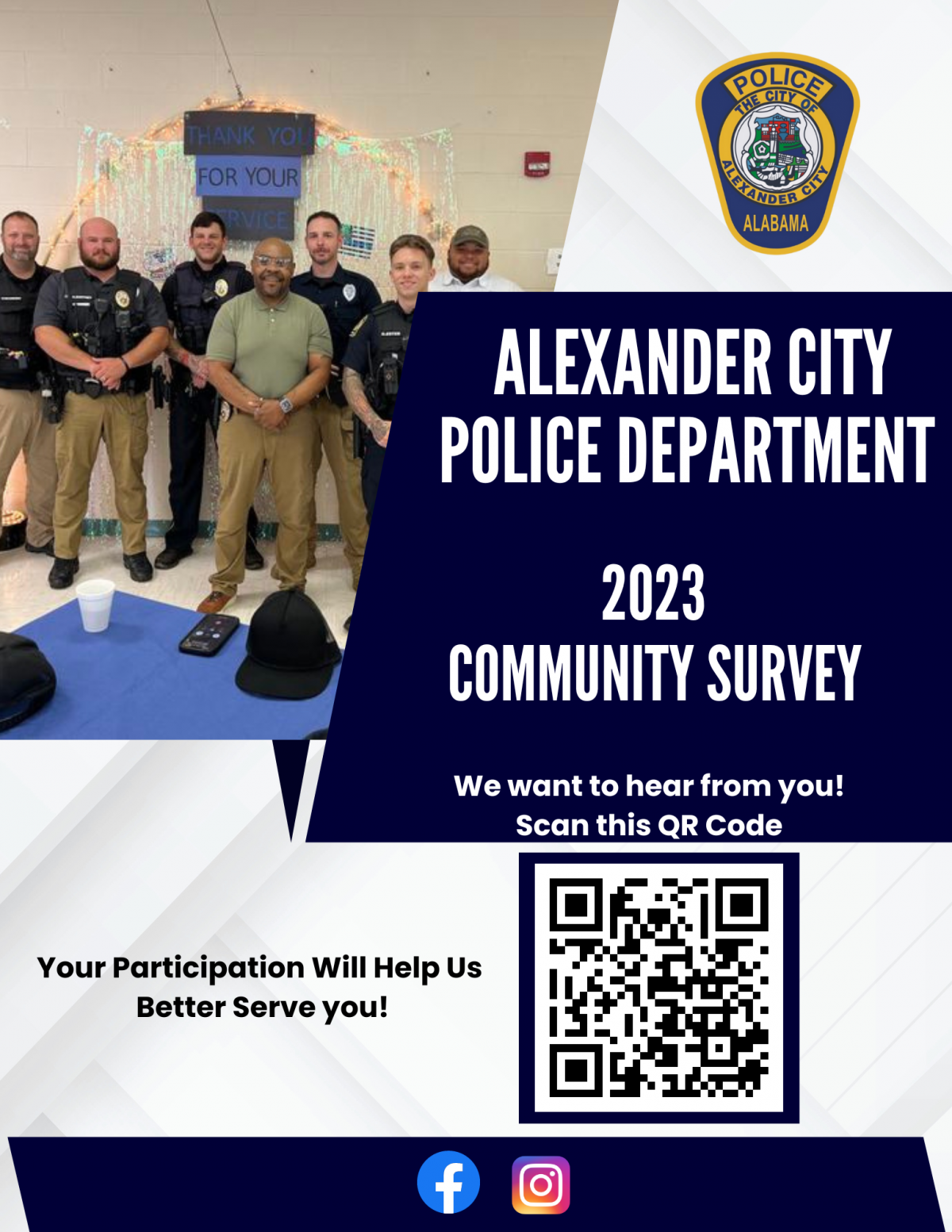 2023 Alexander City Police Department Community Survey
